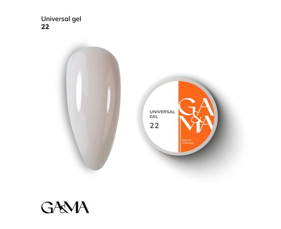 GA&MA. Universal gel 22, гель без опилу, рідкий, 15 ml #1