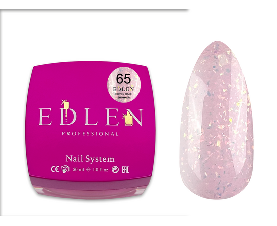 EDLEN Cover base SHIMMER №65, 30 ml #1