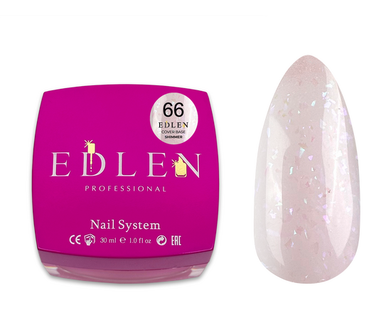 EDLEN Cover base SHIMMER №66, 30 ml #1