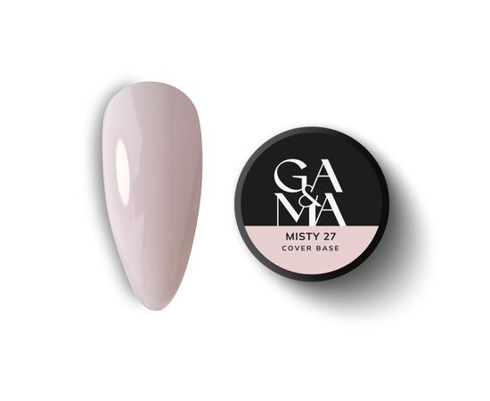 GA&MA. Cover base #27, MISTY, 30 ml #1