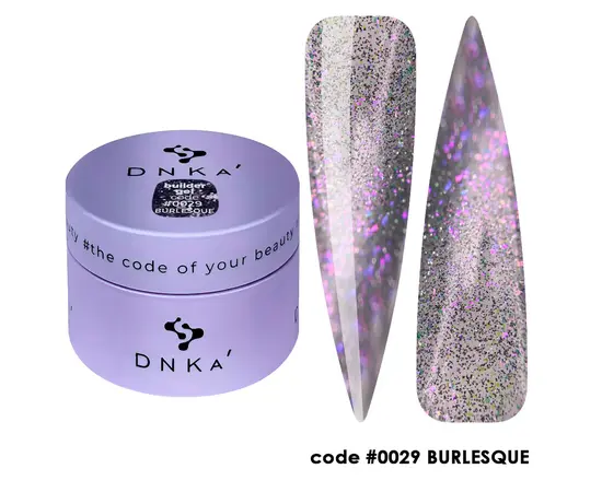 DNKa’. Builder Gel Burlesque #0029, 30 ml, гель для моделювання #1