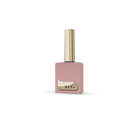 HEYLOVE. BB Top coat, Bakery Brown, 15 ml,  темно-бежевий топ без липкого шару #1