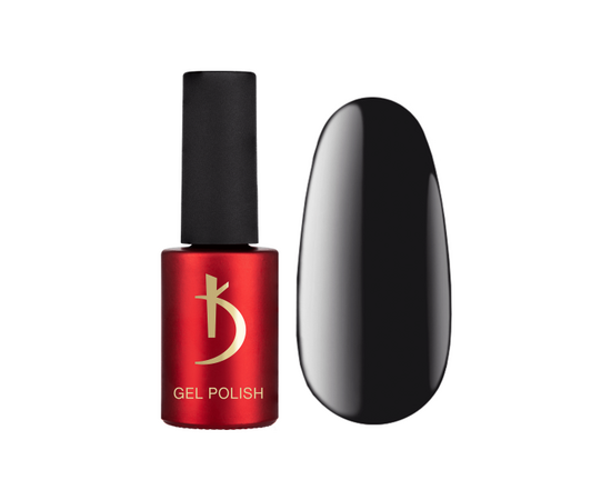 KODI Gel polish #100BW ULTRA Black, насичений чорний, 7 ml, гель-лак #1