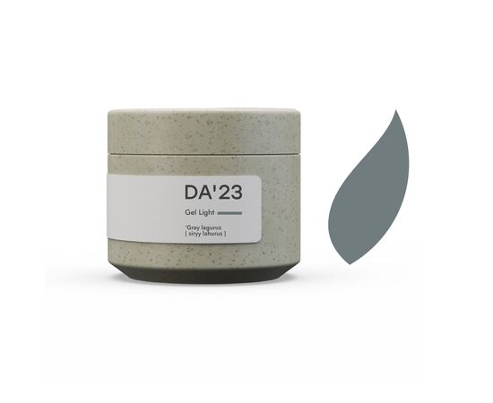 DA'23. Gel Light, Gray lagurus, 15 ml, гель середньо-рідкої консистенції #1