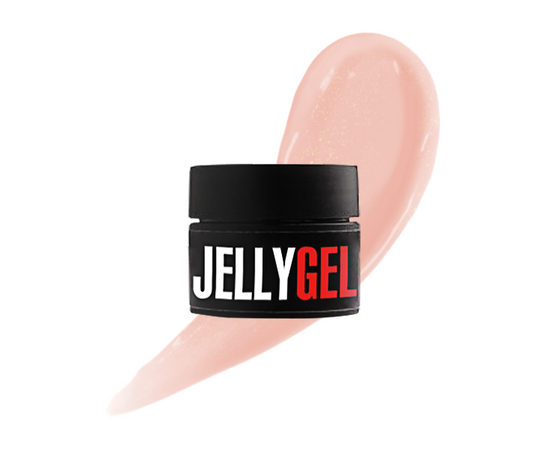 KODI. Jelly gel, 03, Beige with gold shimmer, 30 g. Гель-желе, бежевий з золотистим сяйвом #1