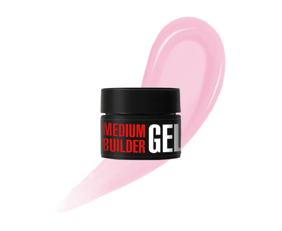 KODI. Medium Builder Gel, 10, Lilac-pink, 13 ml. Моделюючий гель, лілово-рожевий #1