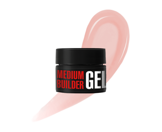 KODI. Medium Builder Gel, 06, Light Apricot, 30 ml. Моделюючий гель, світло-абрикосовий #1