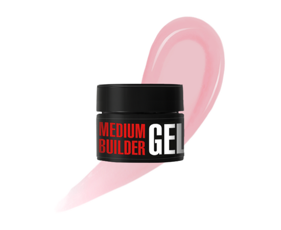 KODI. Medium Builder Gel, 08, Warm pink, 30 ml. Моделюючий гель, теплий рожевий #1