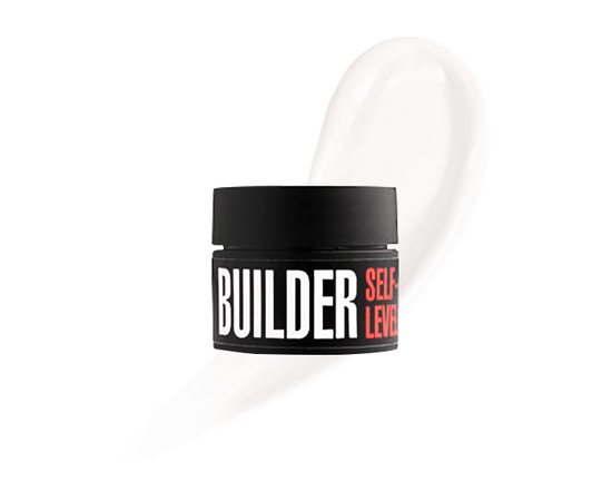 KODI. Builder self-level gel, Milk, 30 g. Моделюючий самовирівнюючий гель, молочний #1