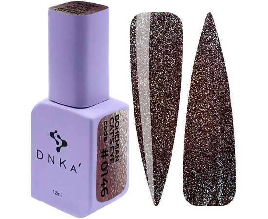 DNKa’. Gel Polish, Bohemian Cat`s Eye #0146, 12 ml, гель-лак "Котяче око" #1