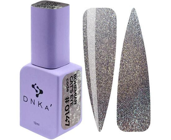 DNKa’. Gel Polish, Bohemian Cat`s Eye #0147, 12 ml, гель-лак "Котяче око" #1