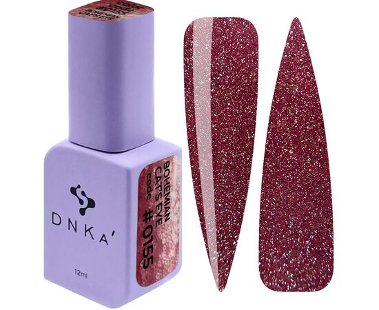 DNKa’. Gel Polish, Bohemian Cat`s Eye #0155, 12 ml, гель-лак "Котяче око" #1