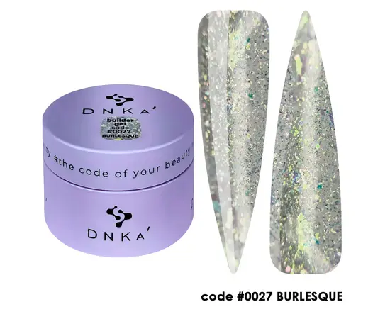 DNKa’. Builder Gel Burlesque #0027, 30 ml, гель для моделювання #1