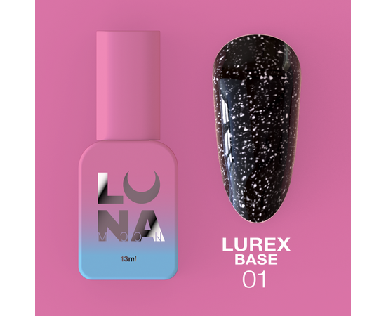 УЦІНКА / LUNAmoon. Lurex Base #01, Reflective, 13 ml, світловідбиваюча база #1