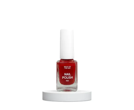 NOTD. Nail Polish. Red, 11 ml. Лак для нігтів, червоний #1