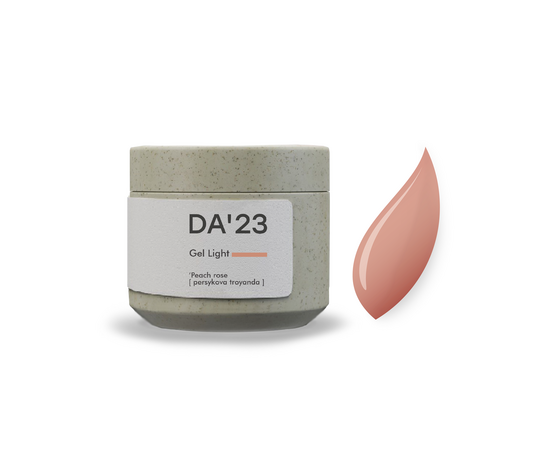 DA'23. Gel Light, Peach rose, 15 ml, гель середньо-рідкої консистенції #1