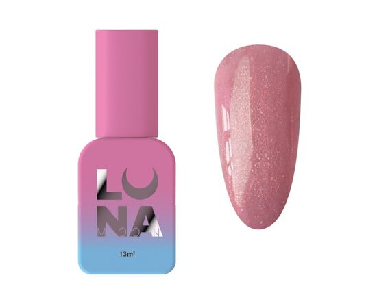 LUNAmoon. Light Acrygel #51 Pink beige with shimmer, 13 ml, рідкий гель для укріплення, рожевий беж з шимером #1