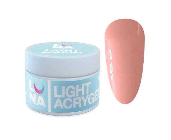 LUNAmoon. Light Acrygel #9 Nude, 30 ml, рідкий гель, нюд #1