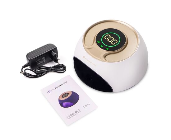 UV-LED lamp LEDME ONE 120W, WHITE. Лампа для сушки гель-лаку, біла #3