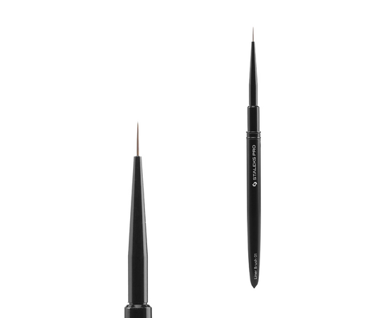 STALEKS. Manicure brush liner, Expert 1 mm/7 mm. Пензлик-лайнер для манікюру #1