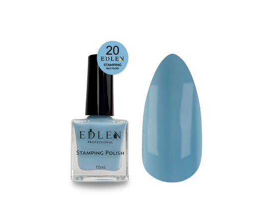 EDLEN. Stamping nail polish, №20 Лак для стемпінгу #1