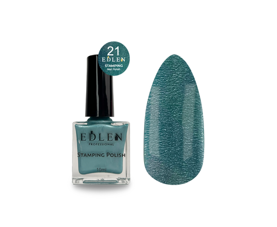 EDLEN. Stamping nail polish, №21 Лак для стемпінгу #1