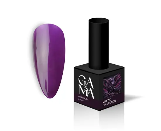 GA&MA. Gel polish #200 Griffin, 10 ml, вітражний гель-лак, Грифон #1