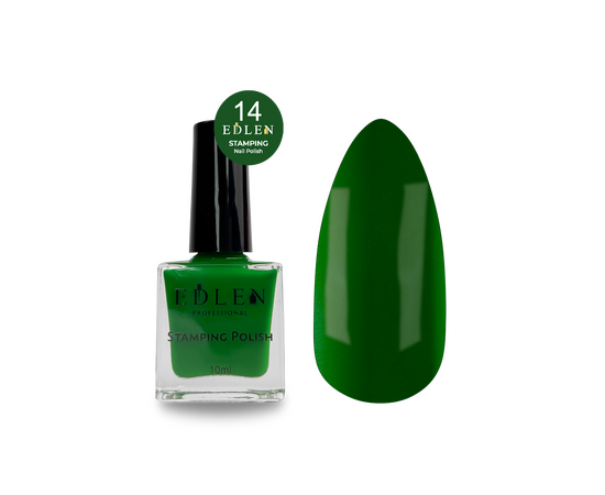 EDLEN. Stamping nail polish, №14. Лак для стемпінгу #1