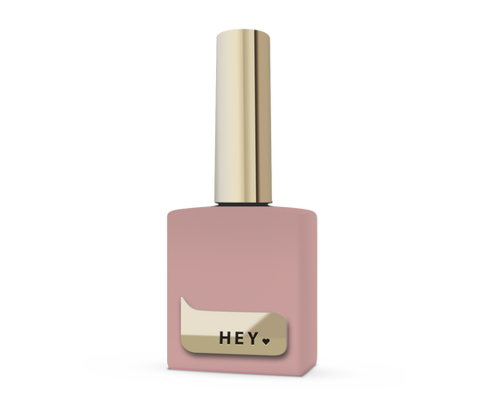 HEYLOVE. BB Top coat, Bakery Brown, 15 ml,  темно-бежевий топ без липкого шару #1