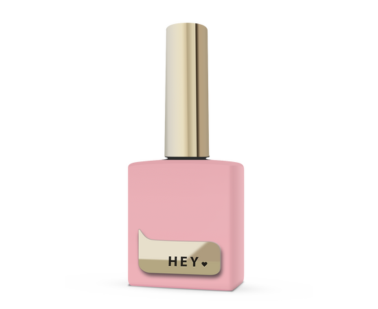 HEYLOVE. BB Top coat, Double Bubble, 15 ml,  темно-рожевий топ без липкого шару #1