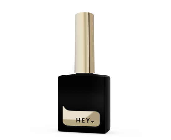 HEYLOVE. Top coat, Black Side, 15 ml, чорний напівпрозорий топ без липкого шару #1