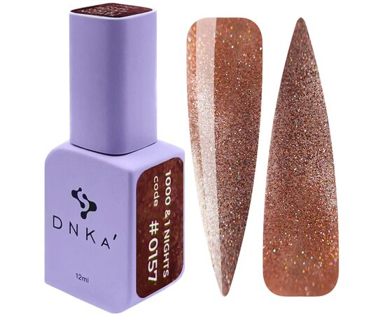 DNKa’. Gel Polish, 1000&1 nights, Cat eye reflective, #0157, 12 ml, світловідбиваючий гель-лак "Котяче око" #1