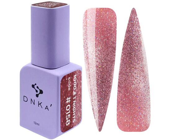 DNKa’. Gel Polish, 1000&1 nights, Cat eye reflective, #0158, 12 ml, світловідбиваючий гель-лак "Котяче око" #1