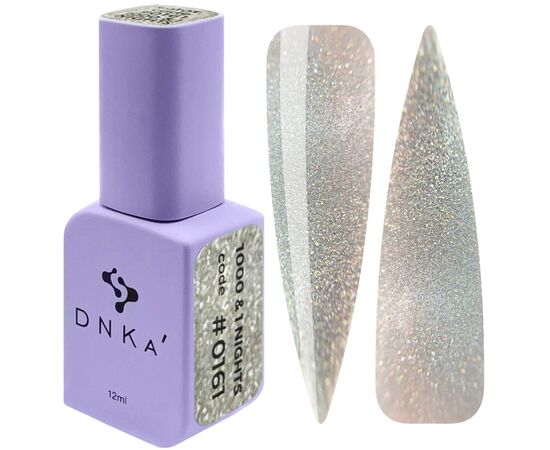 DNKa’. Gel Polish, 1000&1 nights, Cat eye reflective, #0161, 12 ml, світловідбиваючий гель-лак "Котяче око" #1