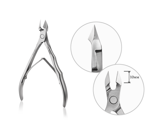 RAIZ. Cuticle nippers, WORK form 2, 10 mm. Кусачки для шкіри професійні #4