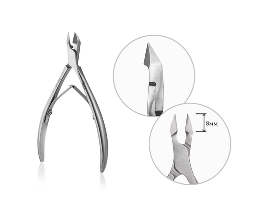 RAIZ. Cuticle nippers, WORK form 5, 8 mm. Кусачки для шкіри професійні #4