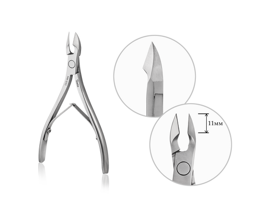 RAIZ. Cuticle nippers, WORK form 3, 11 mm. Кусачки для шкіри професійні #4