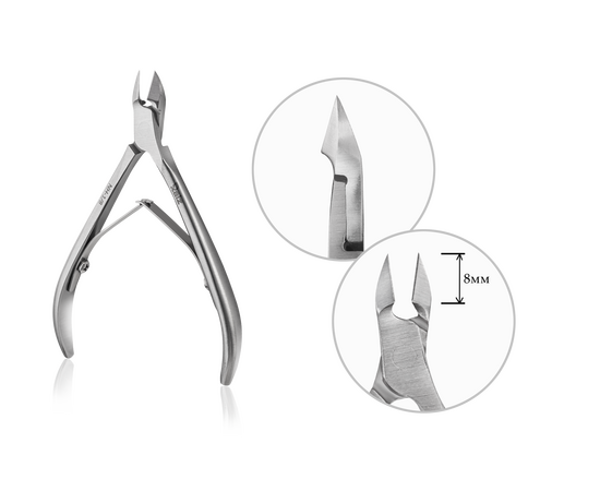 RAIZ. Cuticle nippers, HOME form 1, 8 mm. Кусачки для шкіри професійні #4