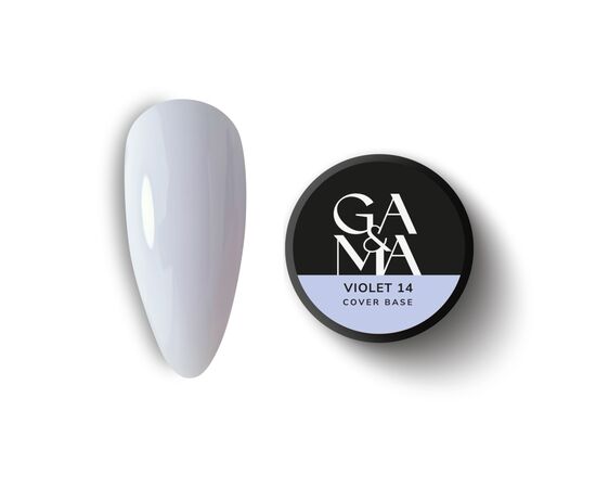 GA&MA. Cover base #14, VIOLET, 30 ml #1