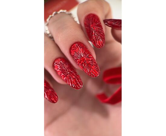 TOUCH. Vitrage Gel Polish, Stained glass, LOVE, 9 ml, вітражний гель-лак #5