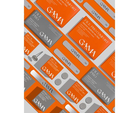 GA&MA. Podo file PRO, 180 grit, 50 pcs. Змінні файли для пододиску, 180 гріт, 50 шт. #4