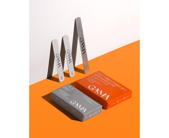 GA&MA. File PRO, 110 mm x 17mm, 180 grit, 100 pcs. Змінні файли супер стійкі, 180 гріт, 100 шт #2