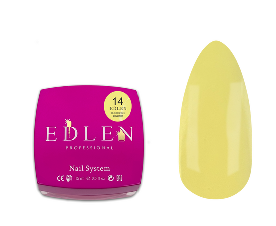 EDLEN. Builder gel, Lollipop #14, 15 ml #1