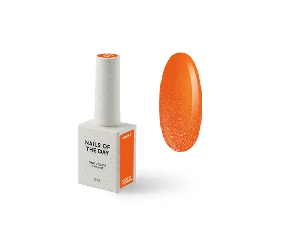 NOTD. "Color of the month, January 2025" Gel Polish, Vitamin C, 10 ml, гель-лак "Колір місяця, Січень 2025" #1