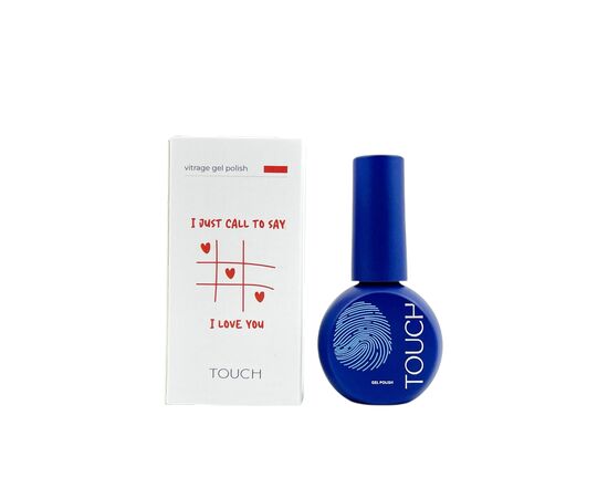 TOUCH. Vitrage Gel Polish, Stained glass, LOVE, 9 ml, вітражний гель-лак #2