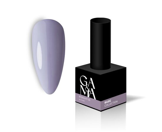 GA&MA. Gel polish #55 LILAC, 10 ml, гель-лак, бузковий #1