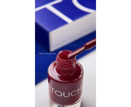 TOUCH. Nail Polish, #09, 8 ml. Лак для нігтів, червоний #3