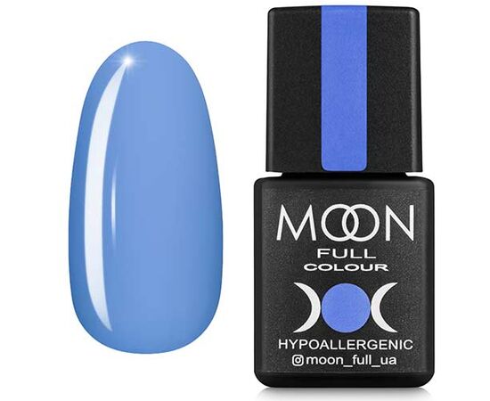 MOON FULL. Gel Polish, #155, 8 ml. Гель-лак, повітряний синій #1