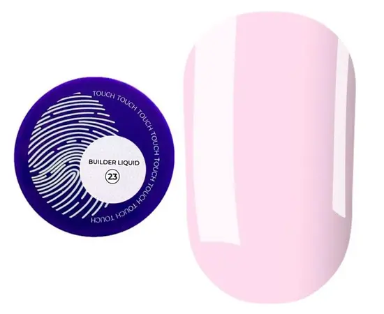 TOUCH. Liquid Builder Gel #23, 15 ml, міцний рідкий гель для нарощування #1