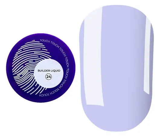 TOUCH. Liquid Builder Gel #24, 15 ml, міцний рідкий гель для нарощування #1